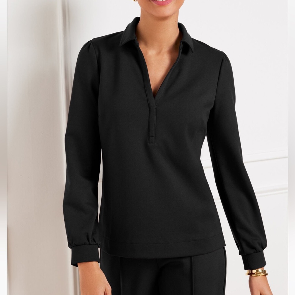 PASSPORT PONTE JOHNNY COLLAR shirt - XL - NWT